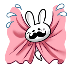 beard rabbit -Higeusagi- sticker #544491