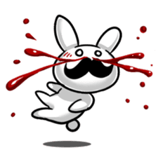 beard rabbit -Higeusagi- sticker #544509