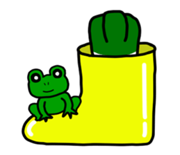 The Welsh onion on which it lives2 sticker #544654