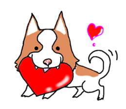 funny dog sticker #544716