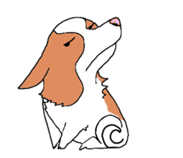 funny dog sticker #544721