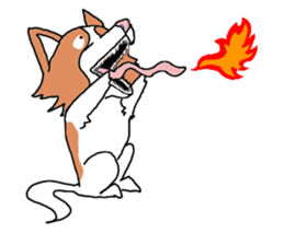 funny dog sticker #544725