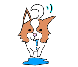 funny dog sticker #544729