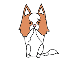 funny dog sticker #544731