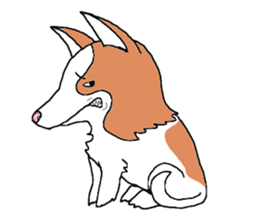 funny dog sticker #544732