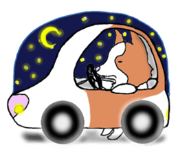 funny dog sticker #544736