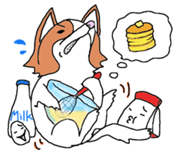 funny dog sticker #544741