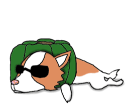 funny dog sticker #544751