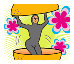 Mr. Tights of a mystery sticker #544943