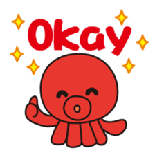 Takochin (A lovely octopus) sticker #545194