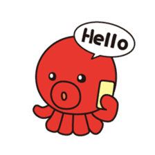Takochin (A lovely octopus) sticker #545197