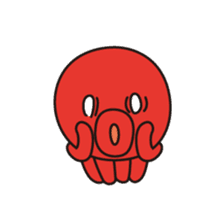 Takochin (A lovely octopus) sticker #545203