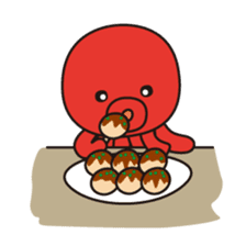 Takochin (A lovely octopus) sticker #545211