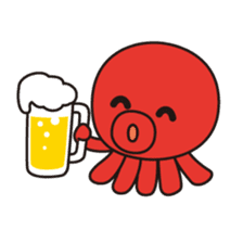 Takochin (A lovely octopus) sticker #545212