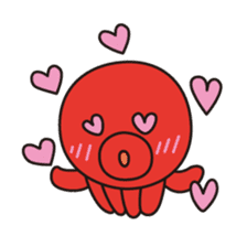 Takochin (A lovely octopus) sticker #545218