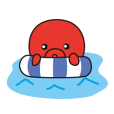 Takochin (A lovely octopus) sticker #545223