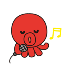 Takochin (A lovely octopus) sticker #545226