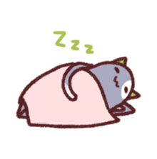 White Cat and Gray Cat sticker #545666