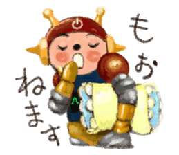 Doctor "Pan" and a boy robot "switch." sticker #545721