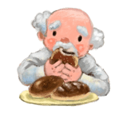 Doctor "Pan" and a boy robot "switch." sticker #545732