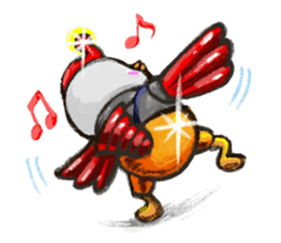 Doctor "Pan" and a boy robot "switch." sticker #545749