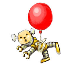 Doctor "Pan" and a boy robot "switch." sticker #545753