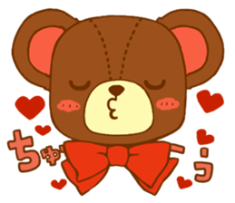 A bear and blue bird sticker #545819