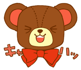 A bear and blue bird sticker #545822