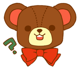 A bear and blue bird sticker #545823