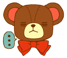 A bear and blue bird sticker #545826