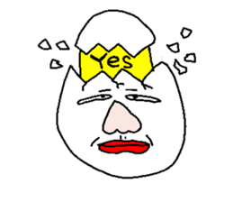 an egg sticker #546264