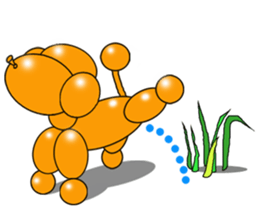 Balloon Dog "COCO" Japanese ver.1 sticker #546551