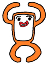 Square monkey sticker #547955