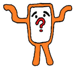 Square monkey sticker #547956