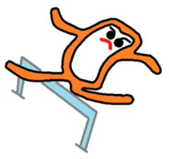 Square monkey sticker #547958