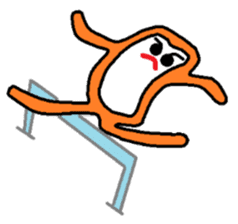 Square monkey sticker #547958