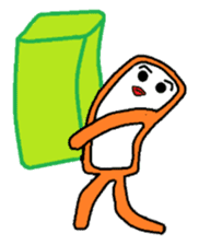 Square monkey sticker #547961