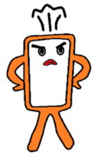 Square monkey sticker #547962