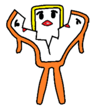 Square monkey sticker #547964