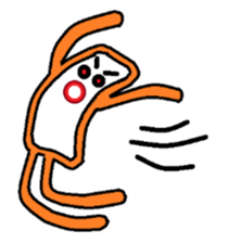 Square monkey sticker #547968