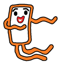 Square monkey sticker #547975