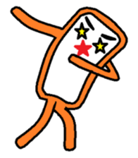 Square monkey sticker #547977