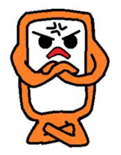 Square monkey sticker #547983