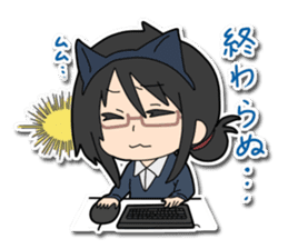 Dog boy and Cat girl sticker #548352