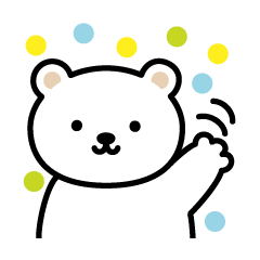 Polar bear daily sticker