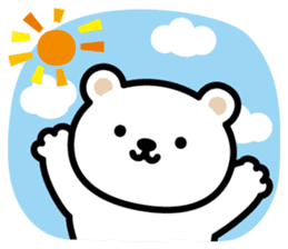 Polar bear daily sticker sticker #548710