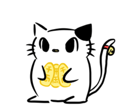 Manekineko Koban (Lucky cat Koban) sticker #548794
