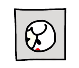 Alpaca of drooping eyes(Reaction series) sticker #549190