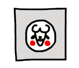 Alpaca of drooping eyes(Reaction series) sticker #549191