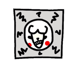 Alpaca of drooping eyes(Reaction series) sticker #549192